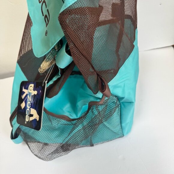 Zuca NEW Pet Carrier Bag Insert Travel Skating Sport Pockets Lightweight Aqua - Picture 4 of 16